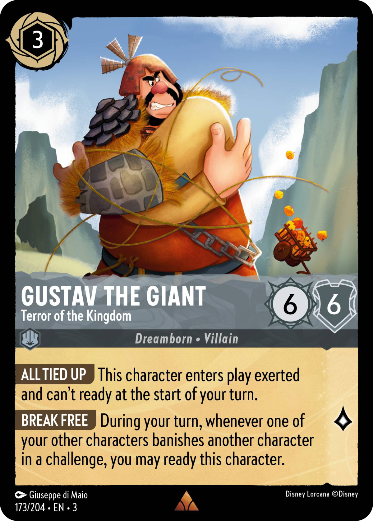 Gustav The Giant Character Mushu Report Lorcana Wiki