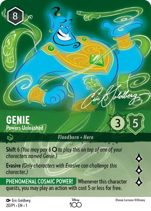 Genie - Powers Unleashed - Mushu Report (Lorcana Wiki)