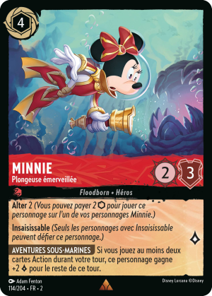 Minnie Mouse - Wide‐Eyed Diver - Mushu Report (Lorcana Wiki)