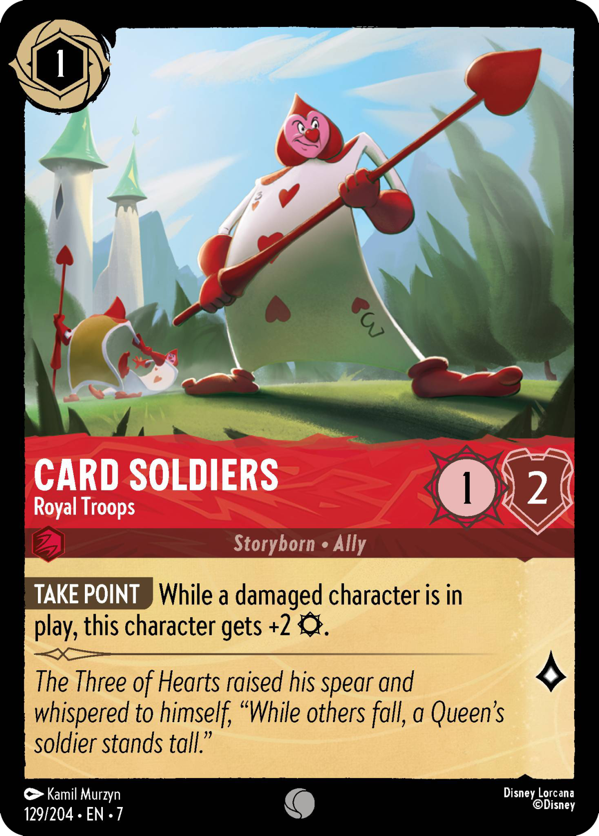 card soldiers lorcana Lorcana - Chien-Po (Imperial Soldier) - 178/204 - Common (Foil)