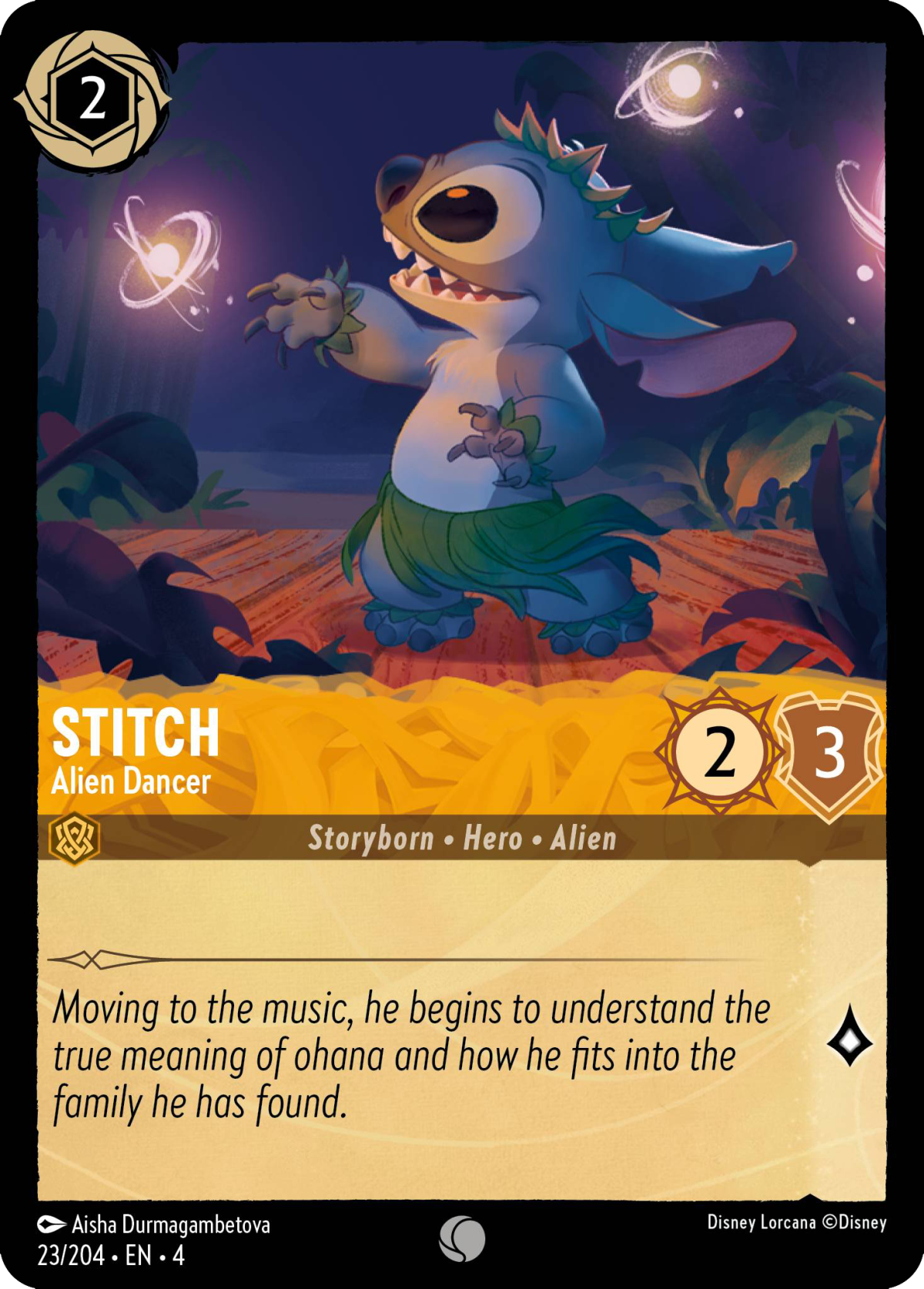 Stitch - Alien Dancer - Mushu Report (Lorcana Wiki)