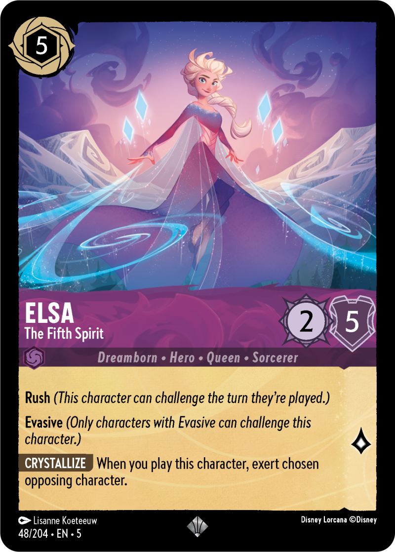 Elsa - The Fifth Spirit - Mushu Report (Lorcana Wiki)