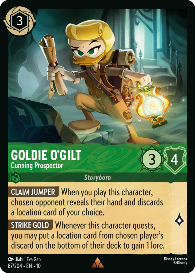 Goldie O'Gilt - Cunning Prospector - Mushu Report (Lorcana Wiki)