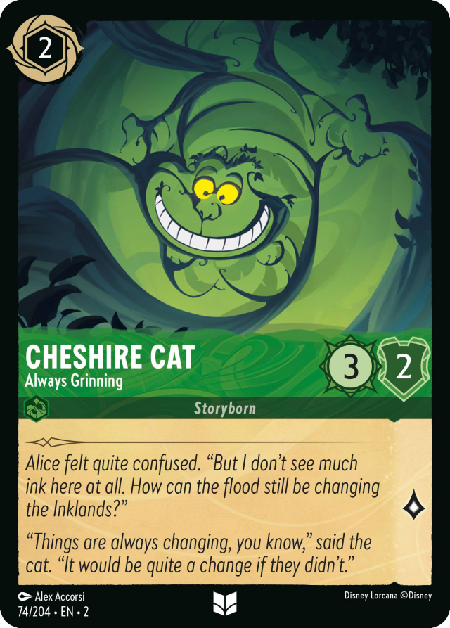 Cheshire Cat - Always Grinning - Mushu Report (Lorcana Wiki)