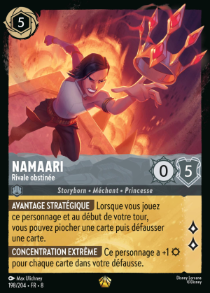 Namaari - Single‐Minded Rival - Mushu Report (Lorcana Wiki)