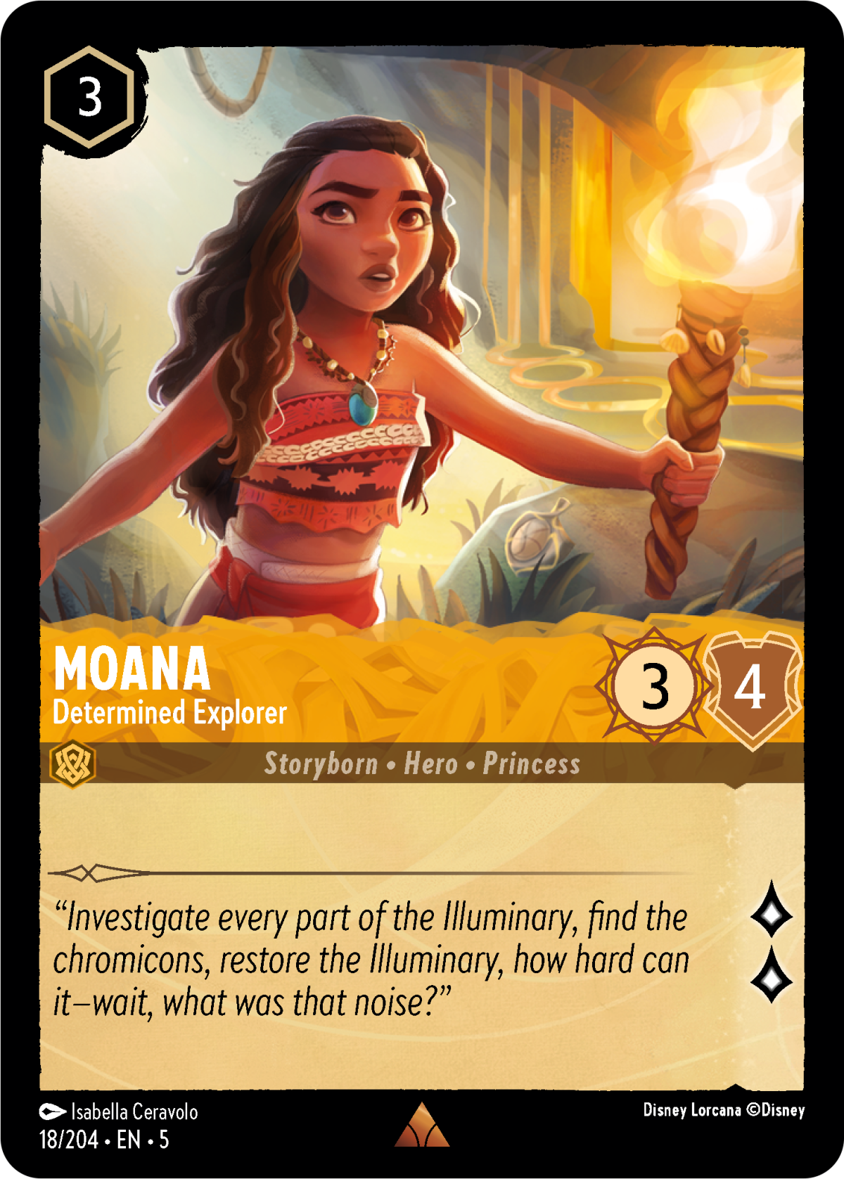 Moana様確認ページ Moana - Determined Explorer - Mushu Report (Lorcana Wiki)