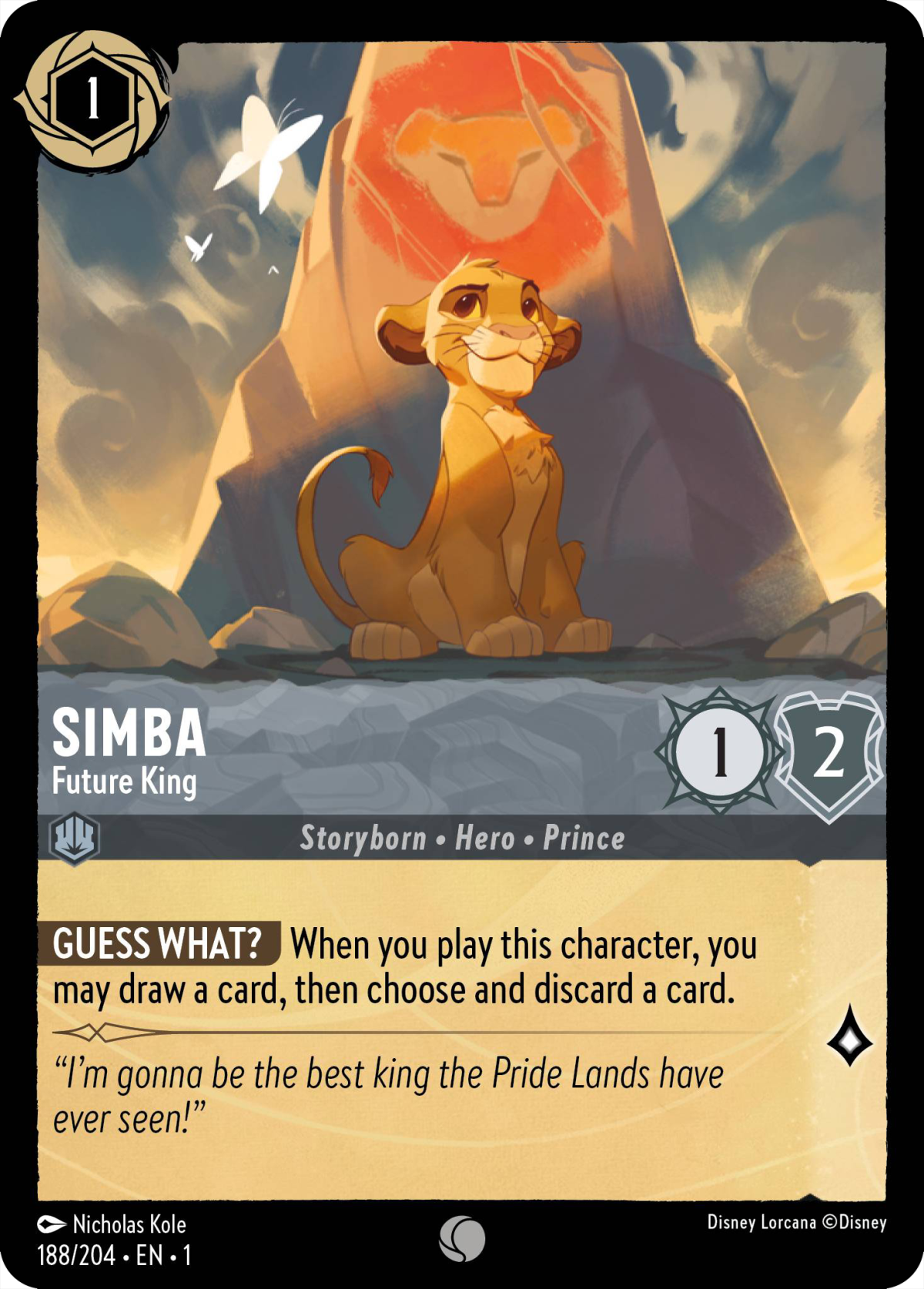 Simba - Future King - Mushu Report (Lorcana Wiki)