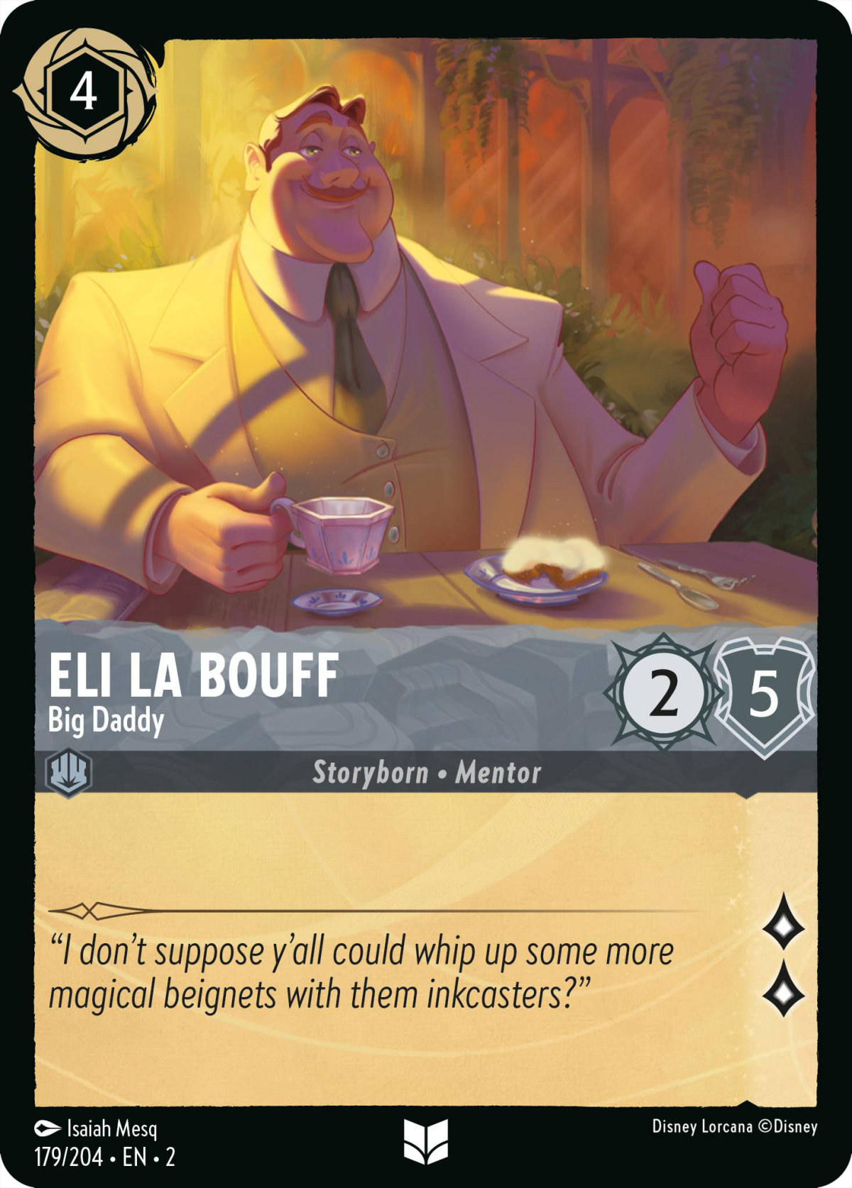 Eli La Bouff - Big Daddy - Mushu Report (Lorcana Wiki)