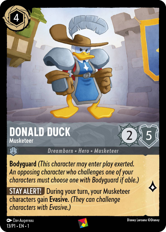 lorcana ロルカナ ドナルド プロモ SPIEL ESSEN 2023 640px-DonaldDuck-Musketeer-1-