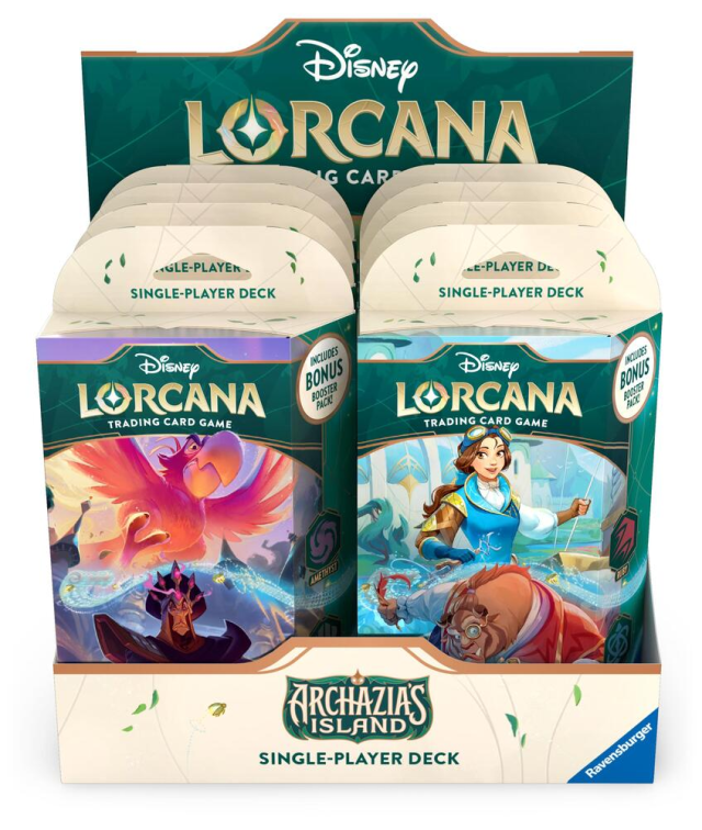 set 7 starter decks lorcana Lorcana TCG First Chapter Starter Deck: Emerald/Ruby – Turner Toys main image 0
