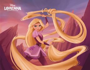 Rapunzel - Letting Down Her Hair artwork