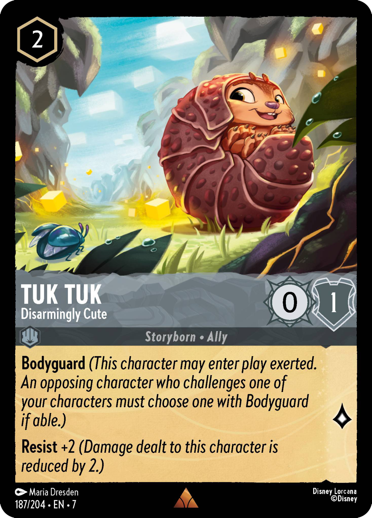 Tuk Tuk - Disarmingly Cute - Mushu Report (Lorcana Wiki)