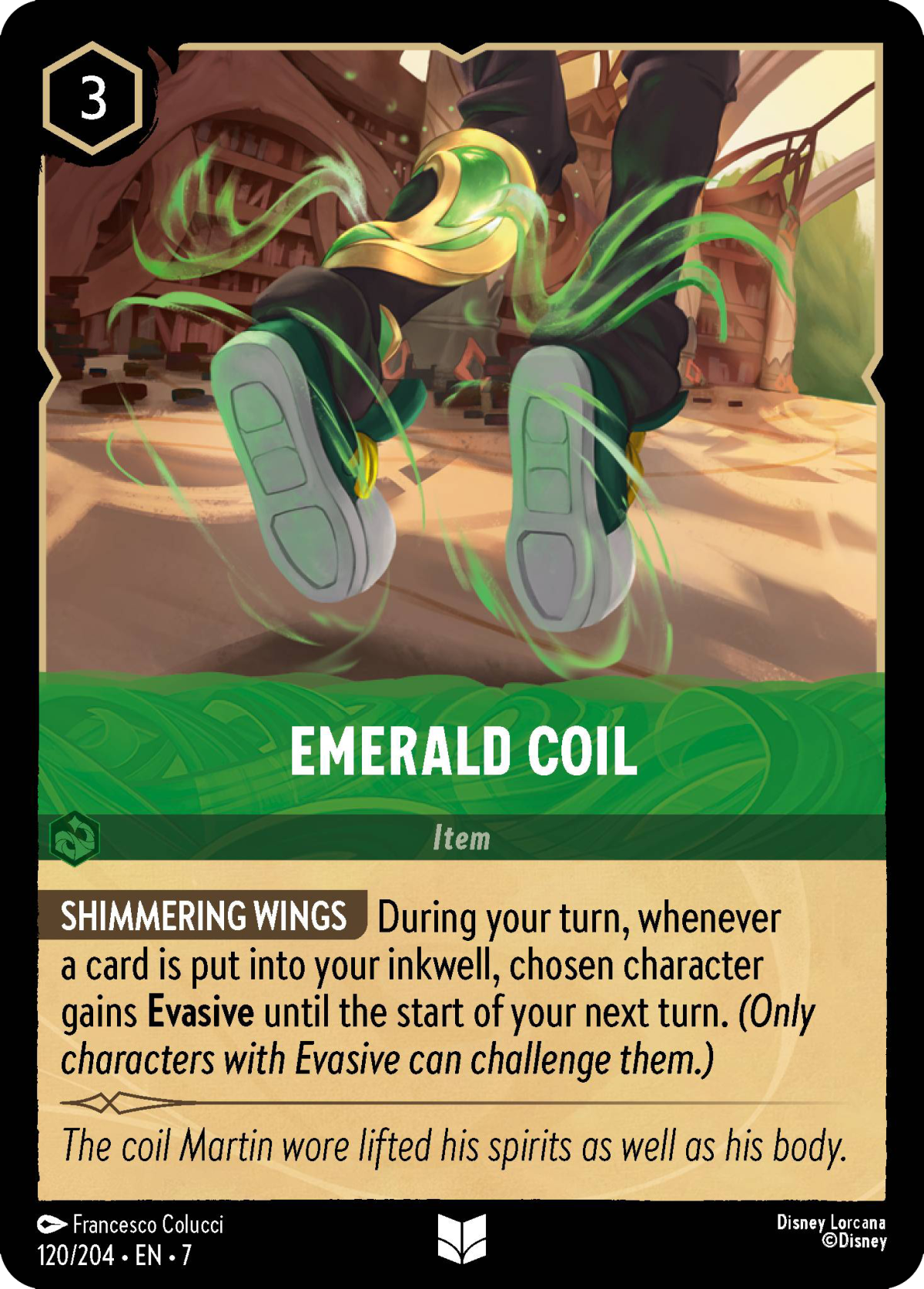 Emerald Coil - Mushu Report (Lorcana Wiki)