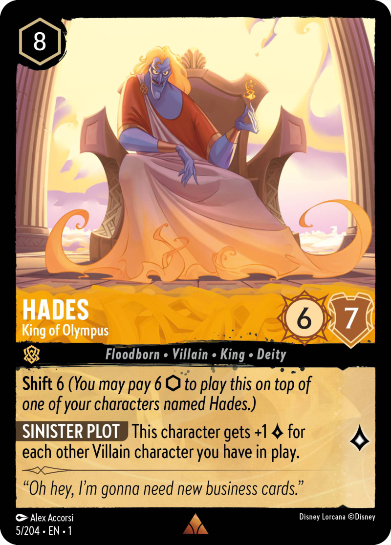 Hades - King of Olympus - Mushu Report (Lorcana Wiki)