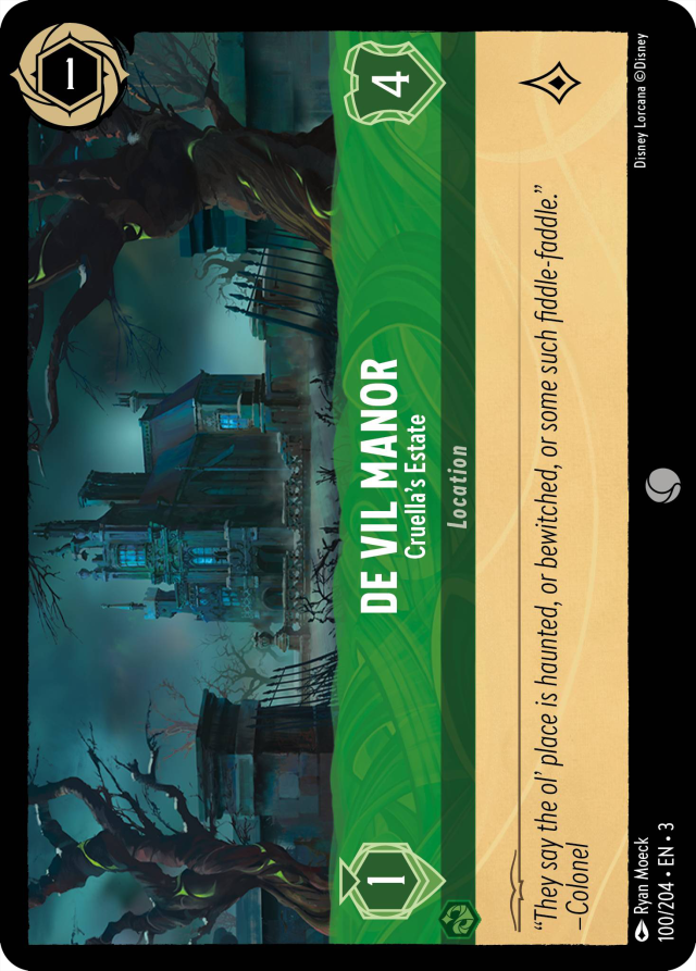 De Vil Manor - Cruella's Estate - Mushu Report (Lorcana Wiki)