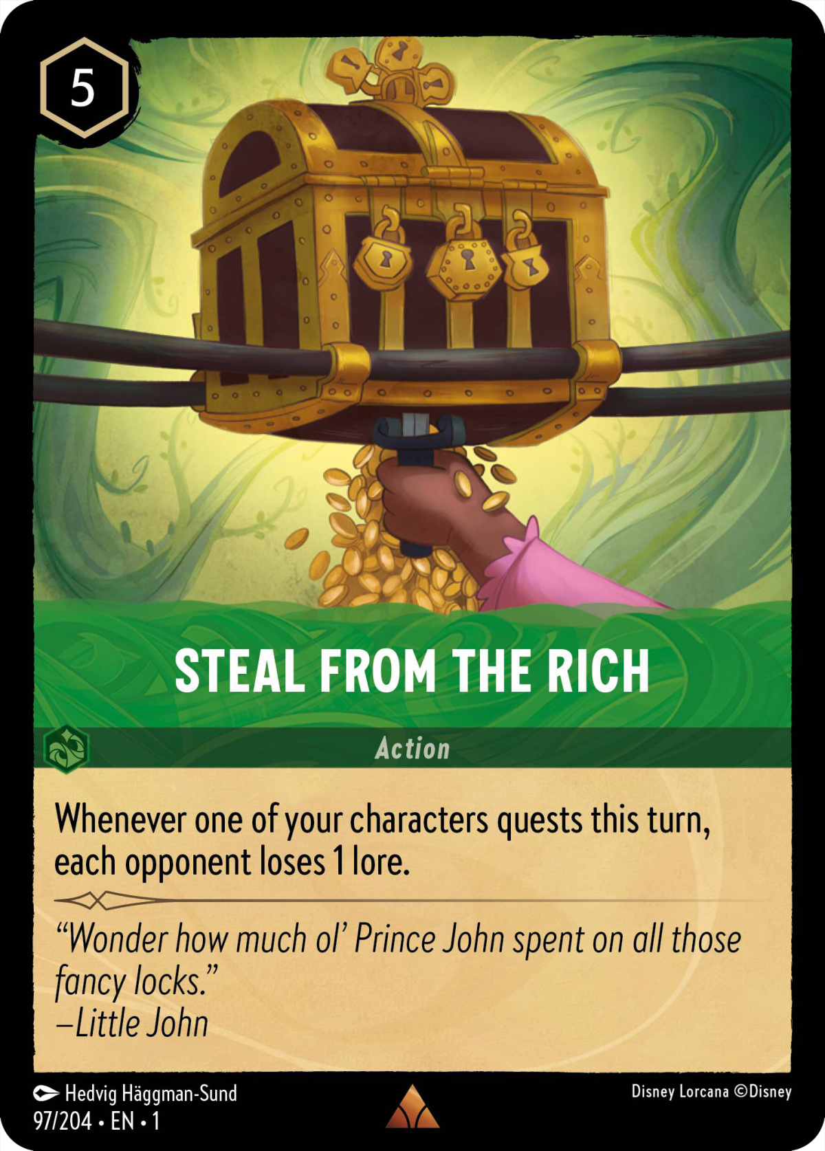 Rulings:Steal from the Rich - Mushu Report (Lorcana Wiki)