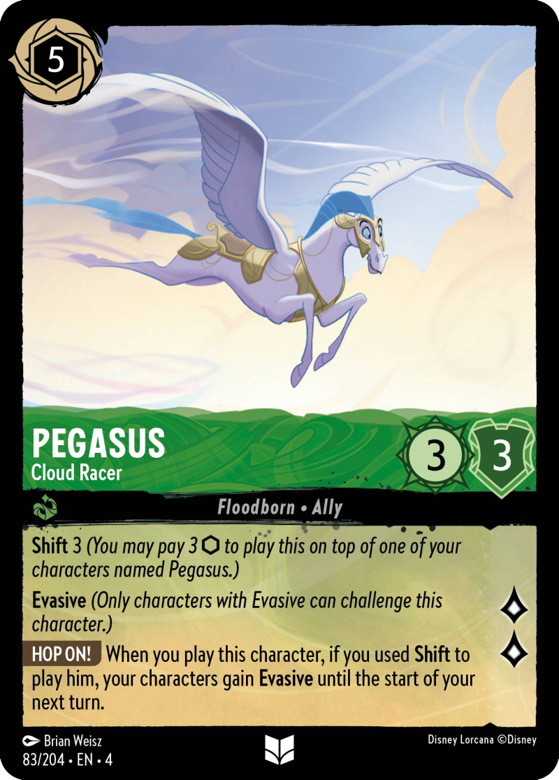 Pegasus - Cloud Racer - Mushu Report (Lorcana Wiki)