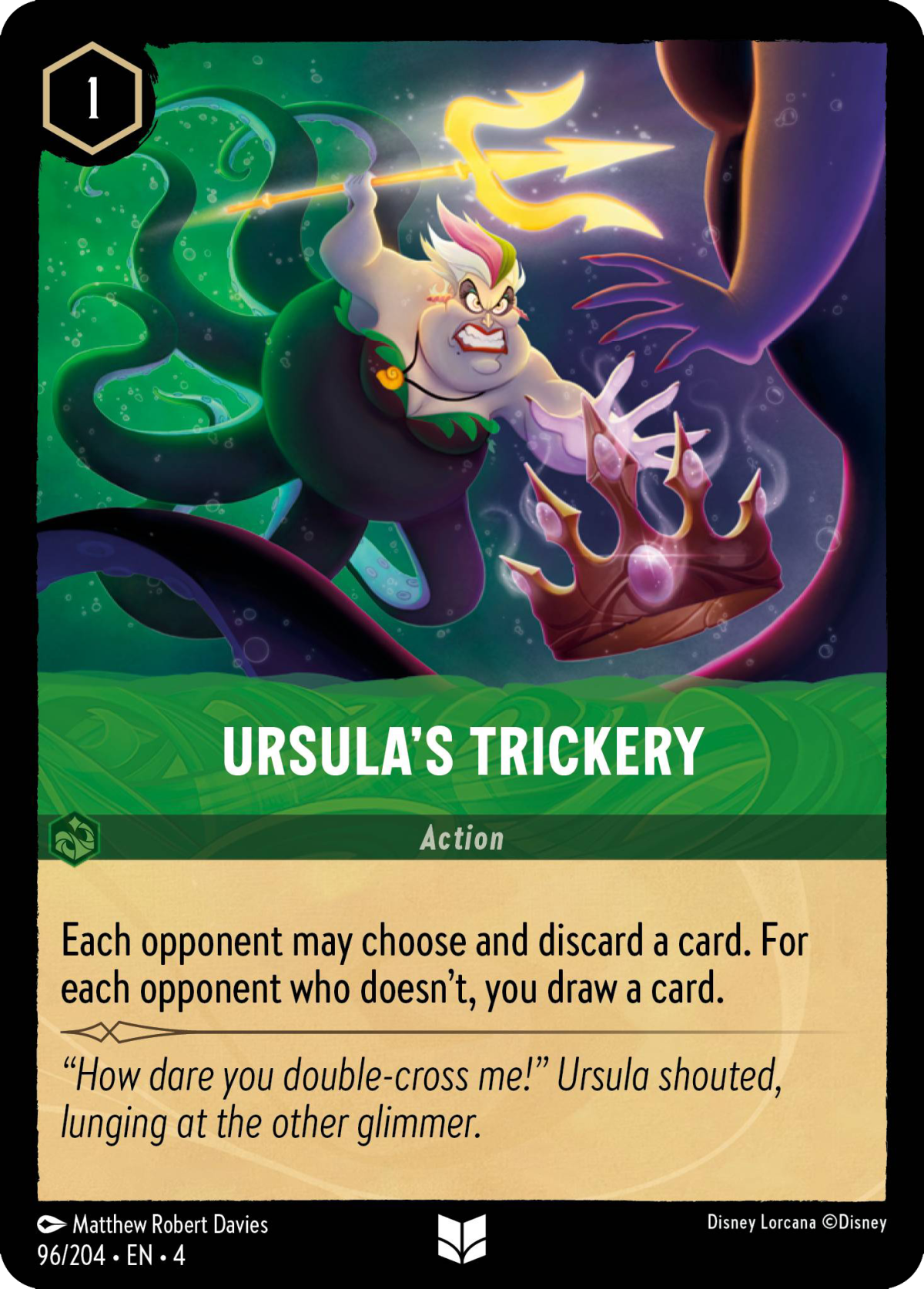 Ursula's Trickery - Mushu Report (Lorcana Wiki)