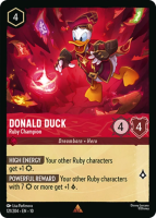 121/204·EN·10 Donald Duck - Ruby Champion