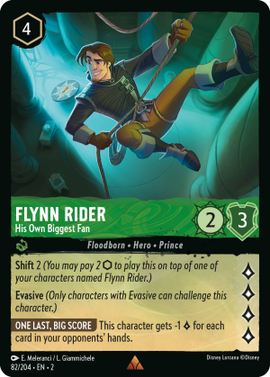 Flynn Rider - His Own Biggest Fan - Mushu Report (Lorcana Wiki)