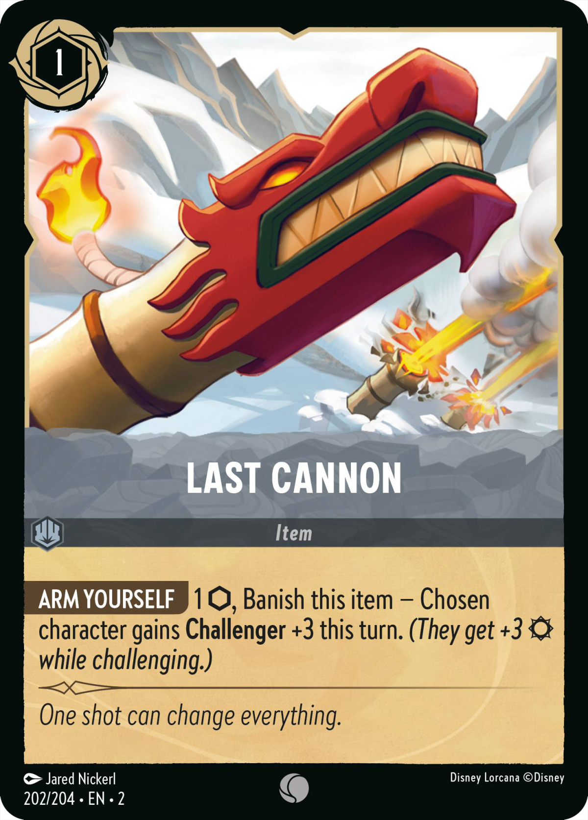 Last Cannon - Mushu Report (Lorcana Wiki)
