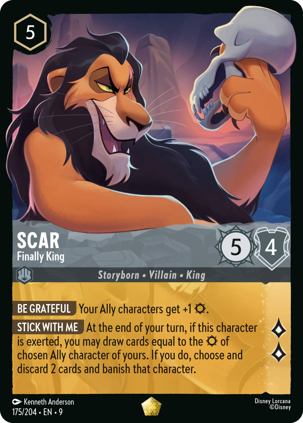 Scar - Finally King - Mushu Report (Lorcana Wiki)