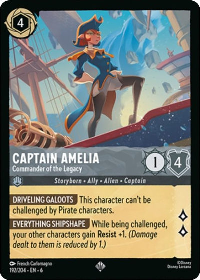 Captain Amelia - Commander of the Legacy