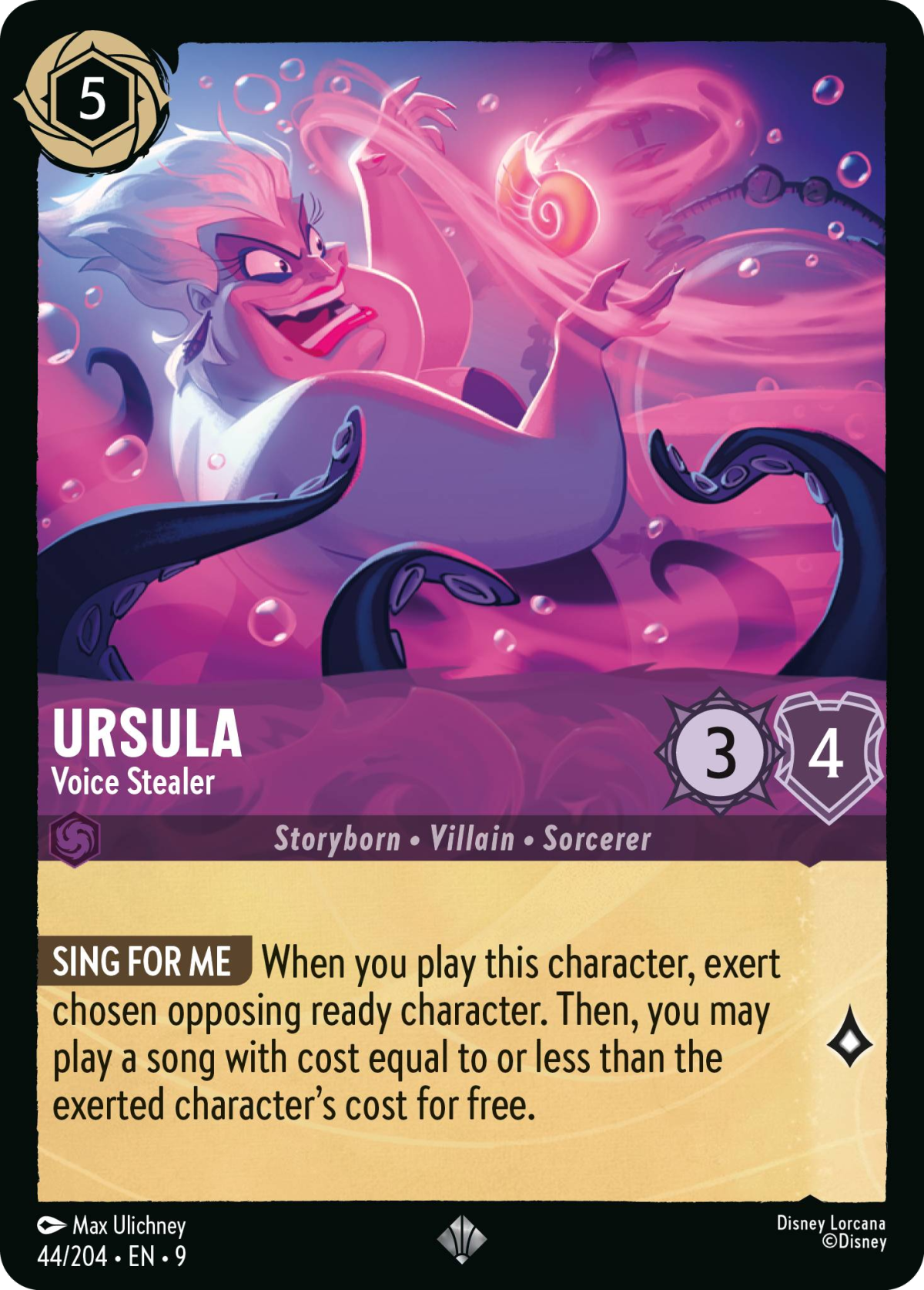 Ursula - Voice Stealer - Mushu Report (Lorcana Wiki)