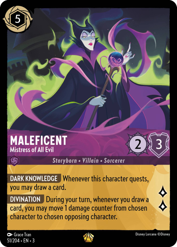 Maleficent (character) - Mushu Report (Lorcana Wiki)