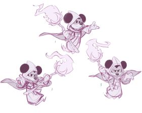 Mickey Mouse - Wayward Sorcerer Concept Art