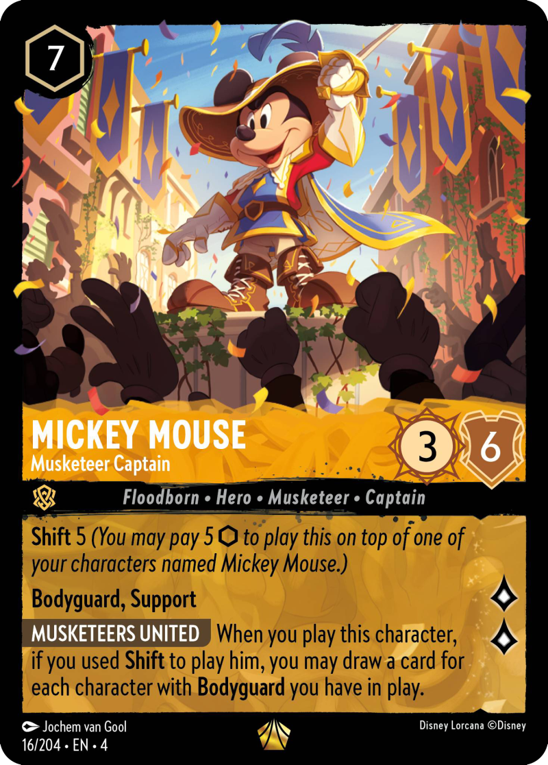 Disney Lorcana outlet Mickey Musketeer