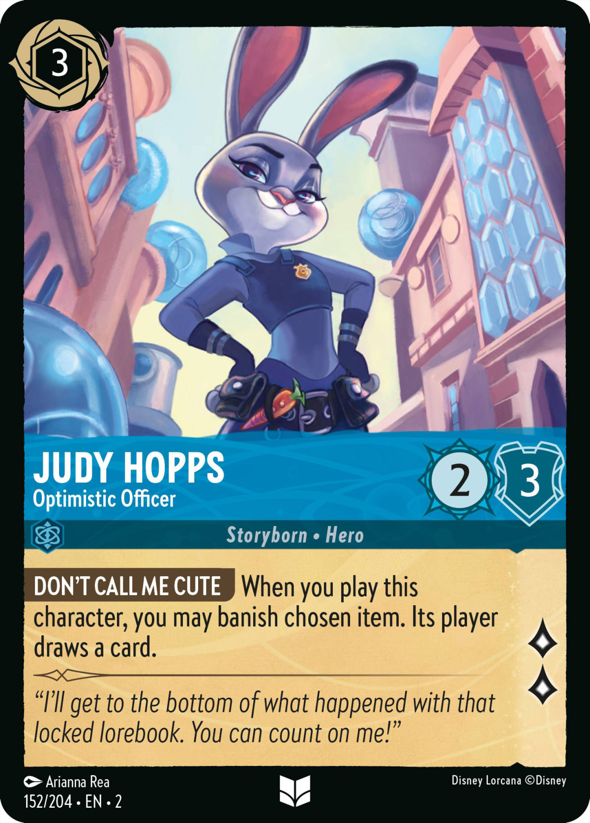 Judy Hopps - Optimistic Officer - Mushu Report (Lorcana Wiki)