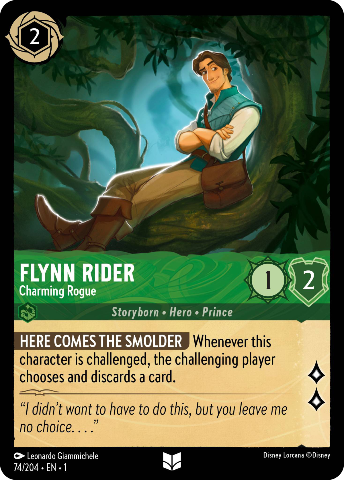 Flynn Rider - Charming Rogue - Mushu Report (Lorcana Wiki)