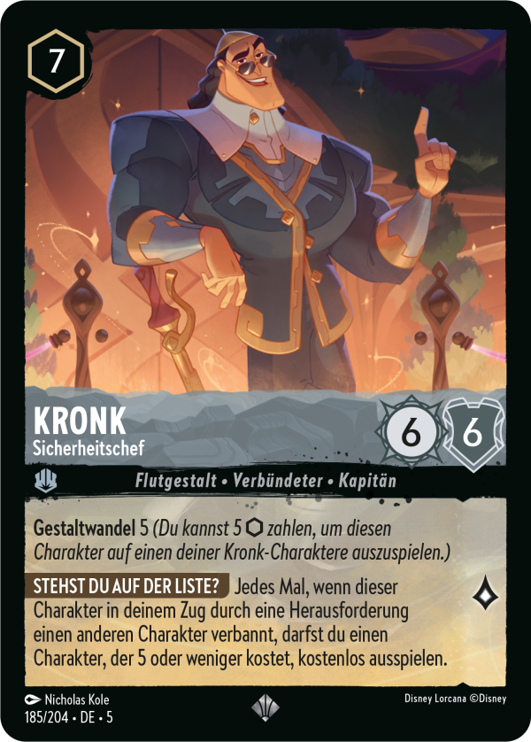 Kronk - Head of Security - Mushu Report (Lorcana Wiki)