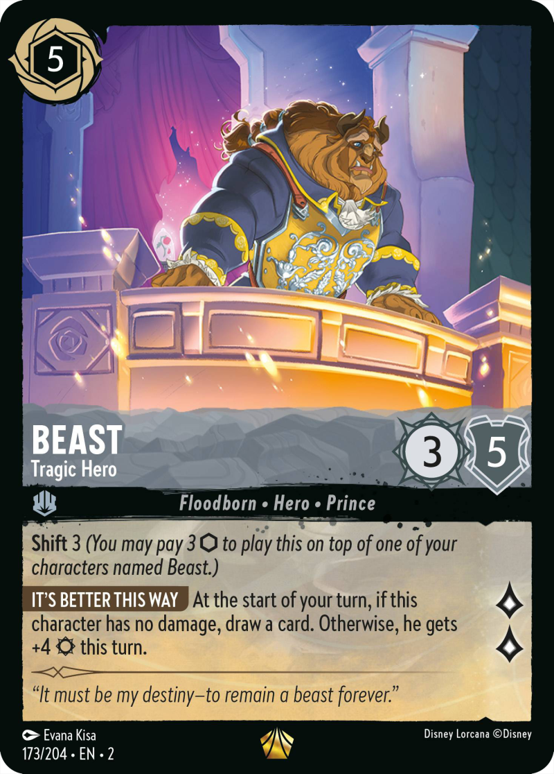Beast - Tragic Hero Lorcana Card Review | Lorcania