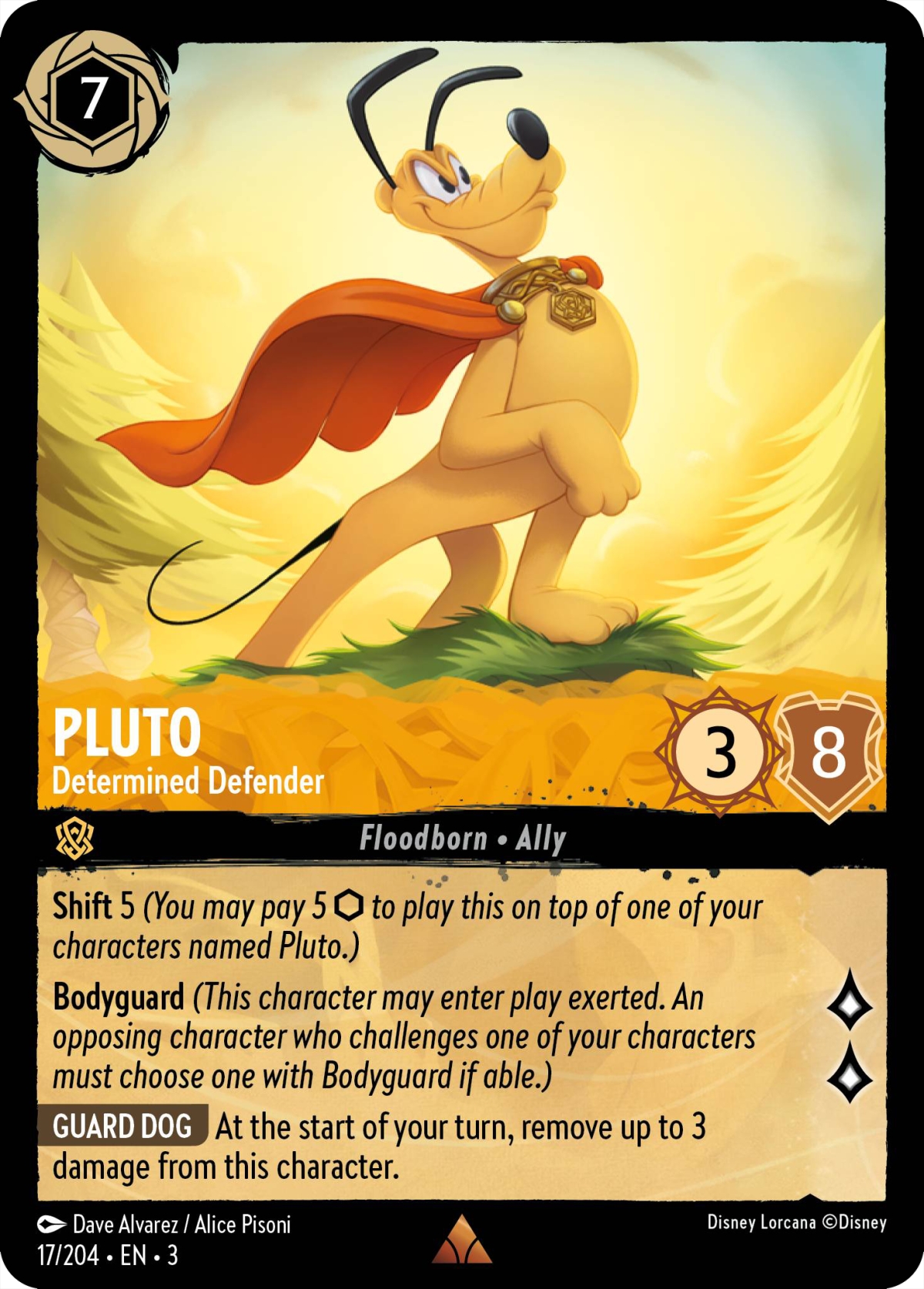 Pluto - Determined Defender - Mushu Report (Lorcana Wiki)